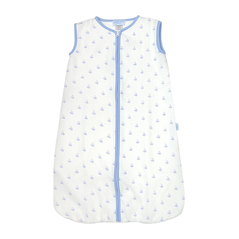 Tradewinds Muslin/Pima Sleepsack-Blue Boats